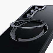 For Samsung Galaxy S23 5G 360 Rotating MagSafe Magnetic Skin Feel Phone Case(Black)