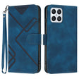 For Honor X8 4G/X30i/Play6T Pro Line Pattern Skin Feel Leather Phone Case(Royal Blue) - free shipping - PMC TechLife - Order now!