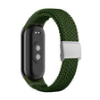 For Xiaomi Mi Band 8 Adjustable Nylon Braided Steel Buckle Watch Band(Green) -  by PMC TechLife | Online Shopping South Africa | PMC TechLife