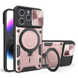For iPhone 14 Pro CD Texture Sliding Camshield Magnetic Holder Phone Case(Pink) - free shipping - PMC TechLife - Order now!