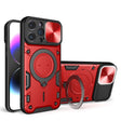 For iPhone 14 Pro Max CD Texture Sliding Camshield Magnetic Holder Phone Case(Red) - free shipping - PMC TechLife - Order now!