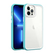 For iPhone 13 Color Frame 2 in 1 Hollow Cooling Phone Case(Mint Green) - free shipping - PMC TechLife - Order now!