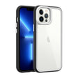 For iPhone 12 Color Frame 2 in 1 Hollow Cooling Phone Case(Black) - free shipping - PMC TechLife - Order now!