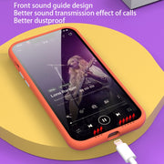 For iPhone 13 Color Frame 2 in 1 Hollow Cooling Phone Case(Mint Green)