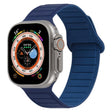 For Apple Watch 8 41mm Loop Magnetic Silicone Watch Band(Navy Blue) - Watch Bands by PMC TechLife | Online Shopping South Africa | PMC TechLife
