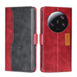For Xiaomi 13 Ultra 5G Contrast Color Side Buckle Leather Phone Case(Red + Black) - free shipping - PMC TechLife - Order now!