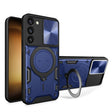 For Samsung Galaxy S23 5G CD Texture Sliding Camshield Magnetic Holder Phone Case(Blue) - free shipping - PMC TechLife - Order now!