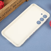 For Samsung Galaxy S20 Astronaut Pattern Silicone Straight Edge Phone Case(Lovely Astronaut-White)