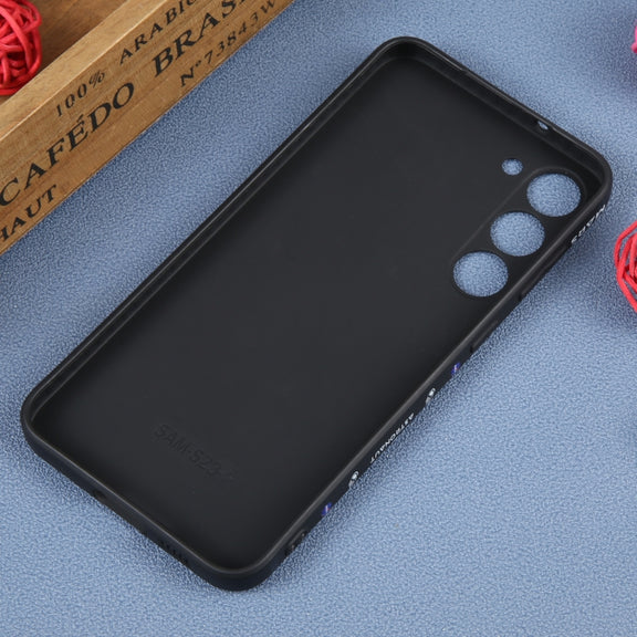 For Samsung Galaxy S20+ Astronaut Pattern Silicone Straight Edge Phone Case(Mars Astronaut-Black)