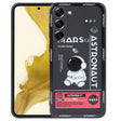For Samsung Galaxy A02 Astronaut Pattern Silicone Straight Edge Phone Case(Mars Astronaut-Black) - free shipping - PMC TechLife - Order now!