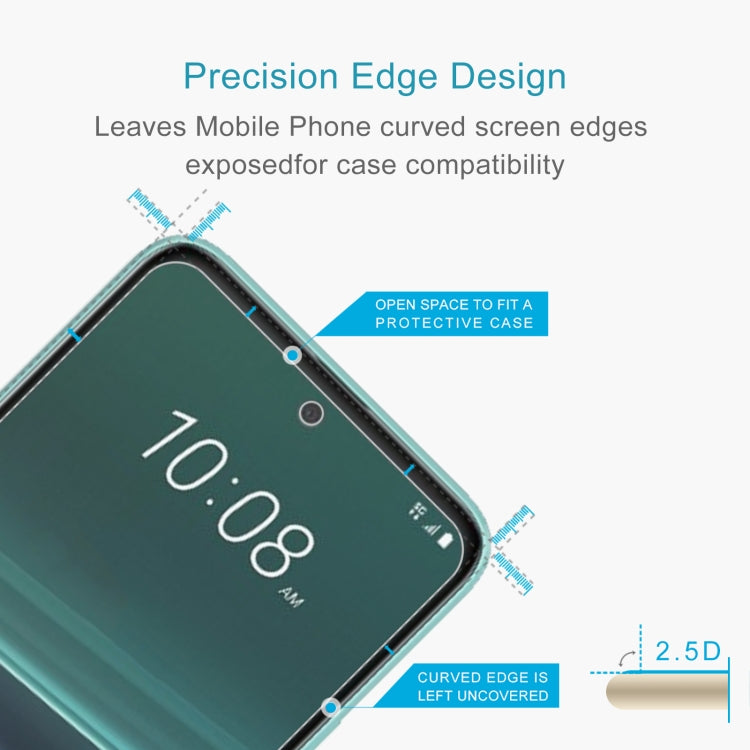 For HTC U23 10pcs 0.26mm 9H 2.5D Tempered Glass Film