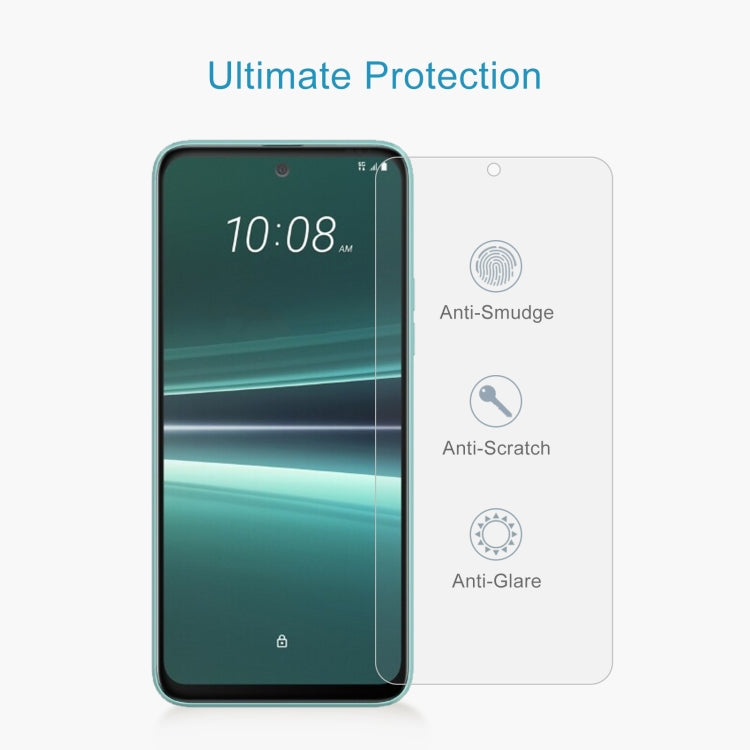 For HTC U23 10pcs 0.26mm 9H 2.5D Tempered Glass Film