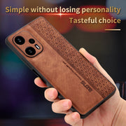 For Xiaomi Redmi Note 12 Turbo / Poco F5 AZNS 3D Embossed Skin Feel Phone Case(Black)