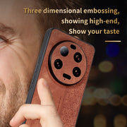 For Xiaomi 13 Ultra AZNS 3D Embossed Skin Feel Phone Case(Dark Green)
