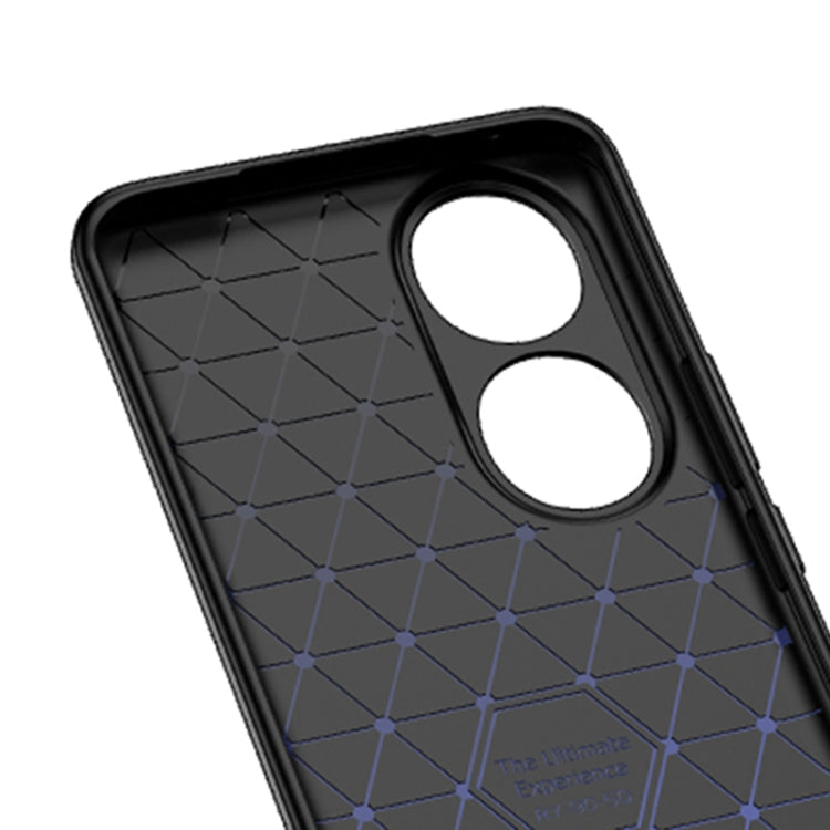 For Honor 90 Litchi Texture Shockproof TPU Phone Case(Blue)