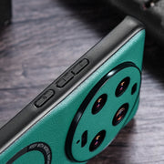 For Xiaomi 13 Ultra Cloth Texture PU MagSafe Magnetic Phone Case(Black)