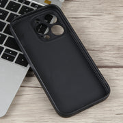 For iPhone 13 Pro Milk Tea Astronaut Pattern Liquid Silicone Phone Case(Ivory Black)