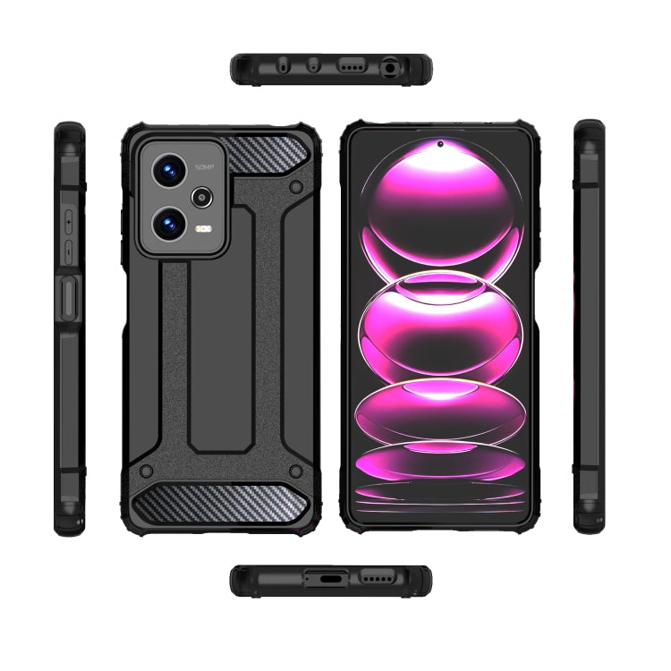For Xiaomi Redmi Note 12 5G / Poco X5 5G Magic Armor TPU + PC Combination Phone Case(Red)