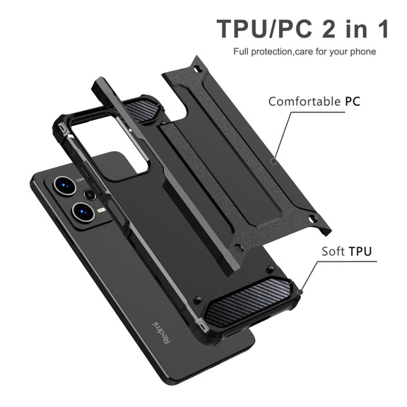 For Xiaomi Redmi Note 12 5G / Poco X5 5G Magic Armor TPU + PC Combination Phone Case(Red)