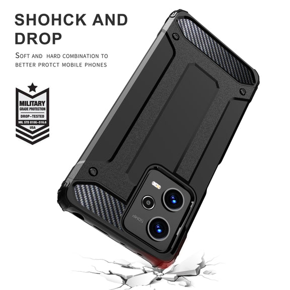 For Xiaomi Redmi Note 12 5G / Poco X5 5G Magic Armor TPU + PC Combination Phone Case(Red)