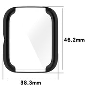 For Amazfit Bip 3 / Bip 3 Pro Universal Full Coverage TPU Electroplating Watch Protective Case(Gold)