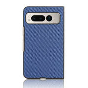For Google Pixel Fold PU Leather PC Phone Case(Blue)