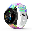 For Garmin Forerunner 965 / 955 / 945 / 935 Printing Quick Release Silicone Watch Band(Colorful) - Watch Bands by PMC TechLife | Online Shopping South Africa | PMC TechLife