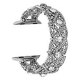 Diamonds Twist Metal Watch Band For Apple Watch 38mm(Silver) - Watch Bands by PMC TechLife | Online Shopping South Africa | PMC TechLife