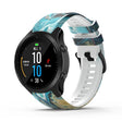For Garmin  Tactix 7 Pro / Fenix 7X / 6X Pro Printing Quick Release Silicone Watch Band(Marble) - Watch Bands by PMC TechLife | Online Shopping South Africa | PMC TechLife