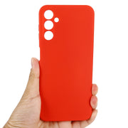 For Samsung Galaxy M54 5G / F54 5G Pure Color Liquid Silicone Shockproof Phone Case(Red)