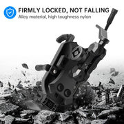 WUPP CS-1848B1 15W Motorcycle Wireless Fast Charging Phone Navigation Holder, Style:Rearview Mirror Type