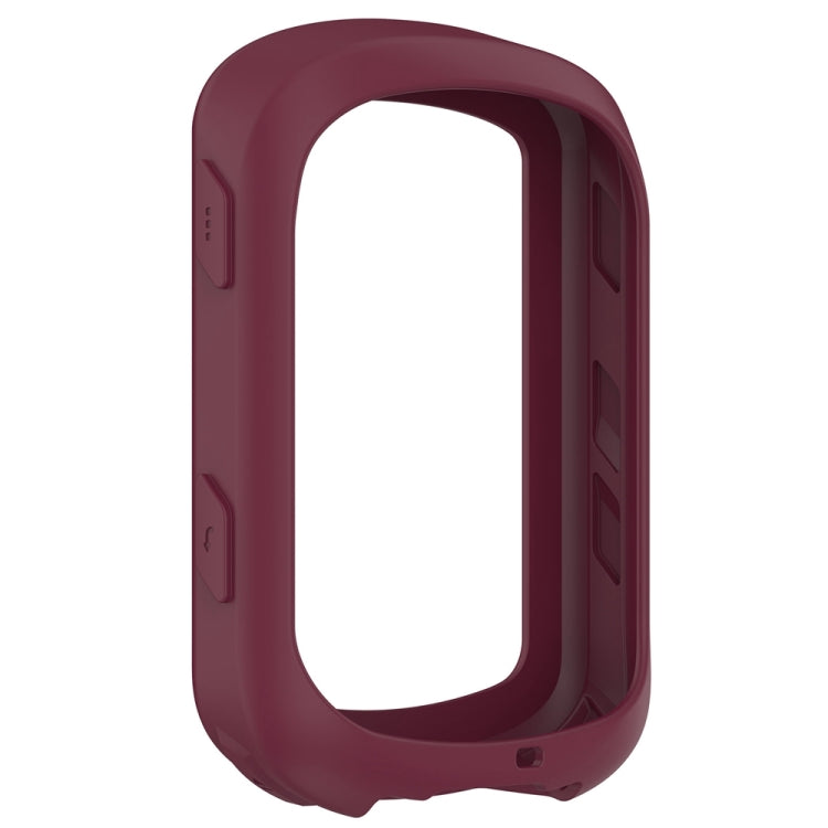For Garmin Edge 840 / Edge 540 Stopwatch Armor Silicone Protective Case(Wine Red)