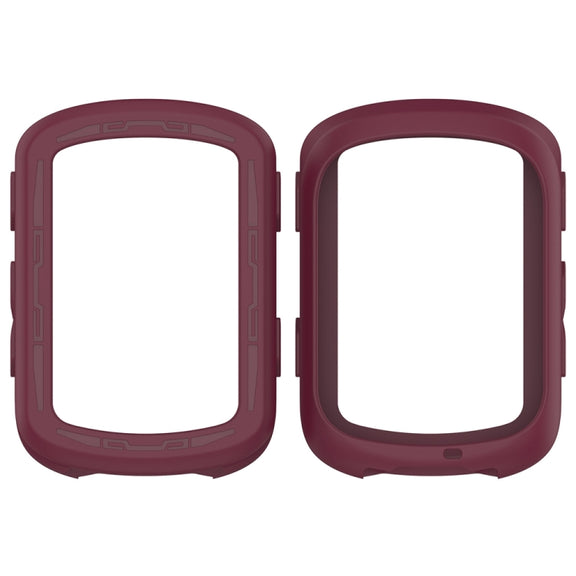 For Garmin Edge 840 / Edge 540 Stopwatch Armor Silicone Protective Case(Wine Red)