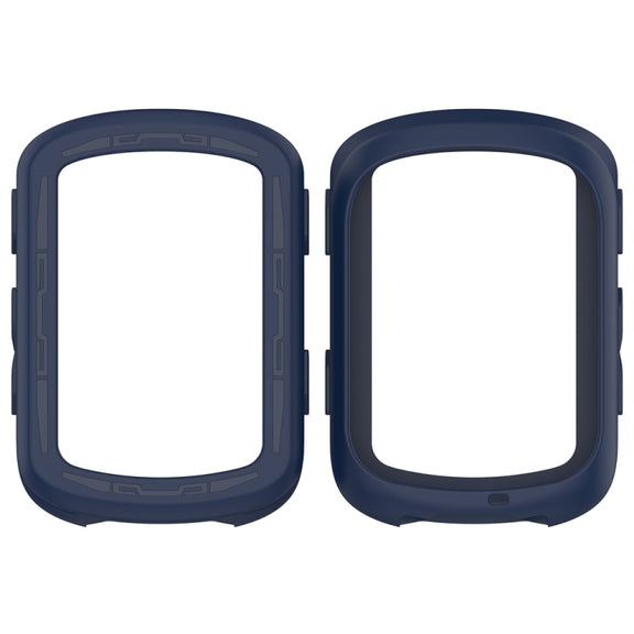 For Garmin Edge 840 / Edge 540 Stopwatch Armor Silicone Protective Case(Midnight Blue)