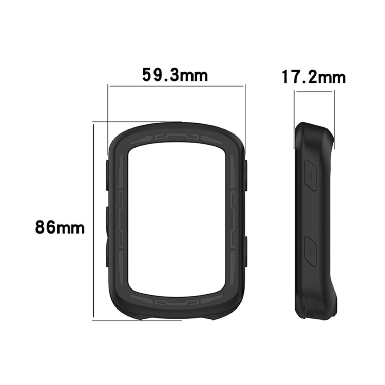 For Garmin Edge 840 / Edge 540 Stopwatch Armor Silicone Protective Case(White)