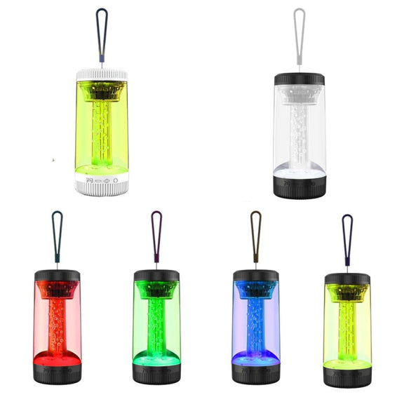 Z15 Portable RGB Atmosphere Light Outdoor Wireless Bluetooth Speaker(Black)
