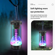 Z15 Portable RGB Atmosphere Light Outdoor Wireless Bluetooth Speaker(Black)