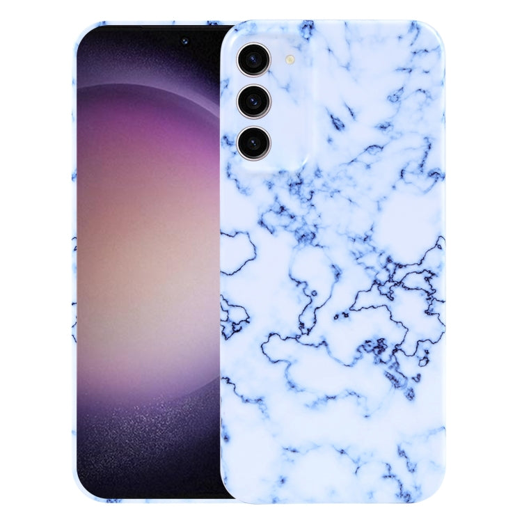 For Samsung Galaxy S23 5G Marble Pattern Phone Case(Blue White)