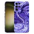 For Samsung Galaxy S23 Ultra 5G Marble Pattern Phone Case(Purple White) - free shipping - PMC TechLife - Order now!