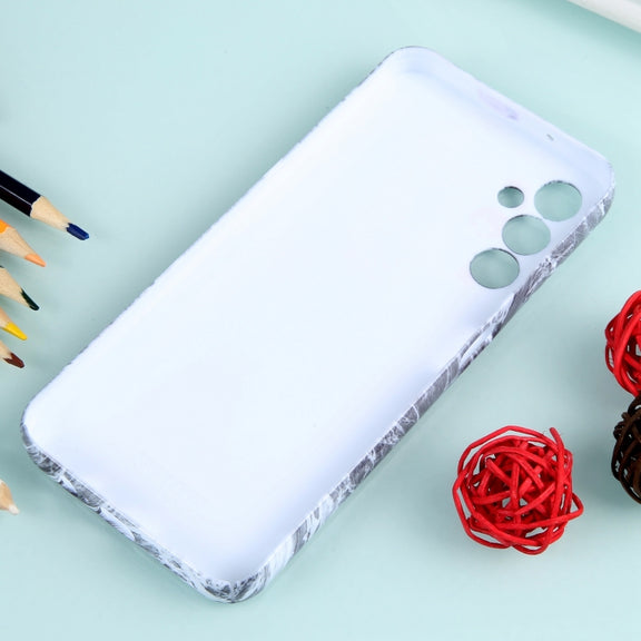 For Samsung Galaxy A14 Marble Pattern Phone Case(Black White)