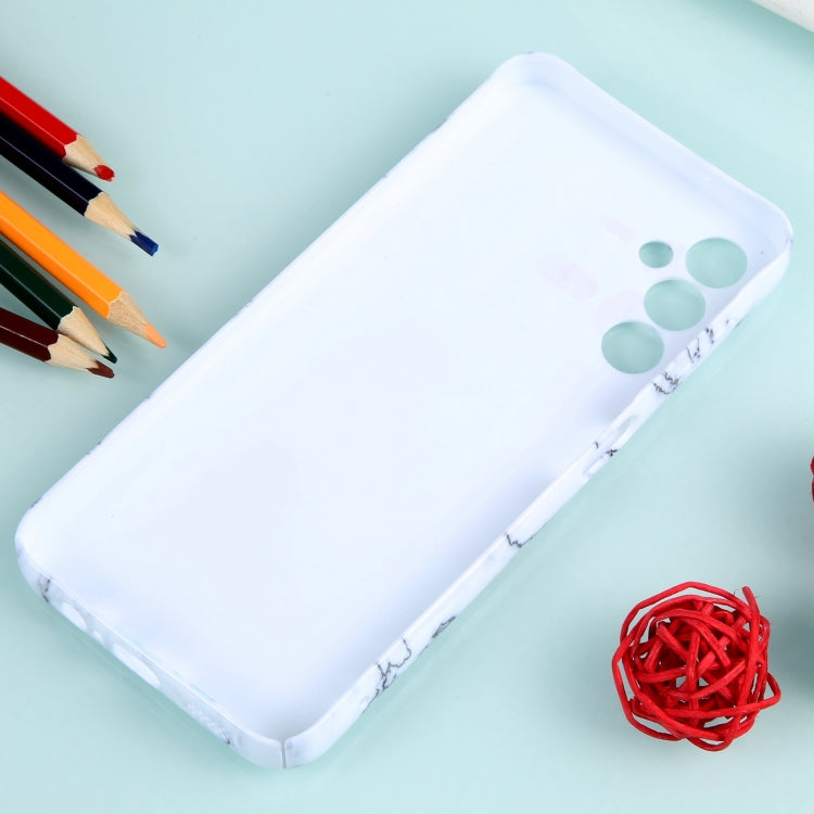 For Samsung Galaxy A14 Marble Pattern Phone Case(Green White)
