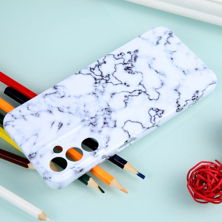 For Samsung Galaxy A54 Marble Pattern Phone Case(Green White)