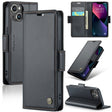 For iPhone 13 mini CaseMe 023 Butterfly Buckle Litchi Texture RFID Anti-theft Leather Phone Case(Black) - iPhone 13 mini Cases by CaseMe | Online Shopping South Africa | PMC TechLife | Buy Now Pay Later Mobicred