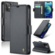 For iPhone 12 mini CaseMe 023 Butterfly Buckle Litchi Texture RFID Anti-theft Leather Phone Case(Black) - iPhone 12 mini Cases by CaseMe | Online Shopping South Africa | PMC TechLife | Buy Now Pay Later Mobicred