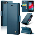 For iPhone 6 Plus/7 Plus/8 Plus CaseMe 023 Butterfly Buckle Litchi Texture RFID Anti-theft Leather Phone Case(Blue) - More iPhone Cases by CaseMe | Online Shopping South Africa | PMC TechLife | Buy Now Pay Later Mobicred