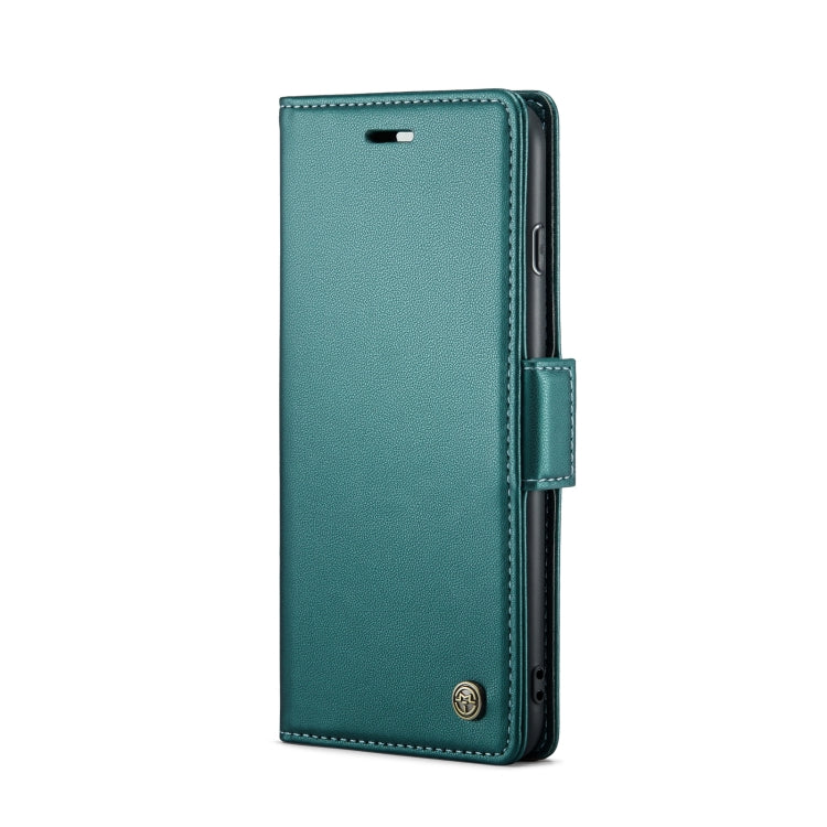 For iPhone 6 Plus/7 Plus/8 Plus CaseMe 023 Butterfly Buckle Litchi Texture RFID Anti-theft Leather Phone Case(Pearly Blue)