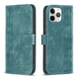 For iPhone 11 Pro Plaid Embossed Leather Phone Case(Green) - free shipping - PMC TechLife - Order now!