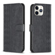 For iPhone 11 Pro Max Plaid Embossed Leather Phone Case(Black) - free shipping - PMC TechLife - Order now!