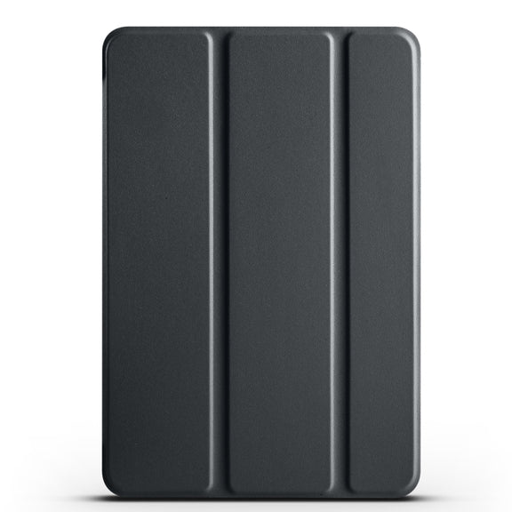 For iPad mini 5 / 4 / 3 / 2 / 1 3-folding TPU Horizontal Flip Leather Tablet Case with Holder(Black)