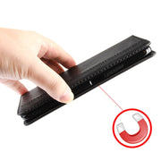 For Huawei Enjoy 60X Magnetic Buckle Retro Texture Leather Phone Case(Black)